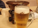 ビールと鍋