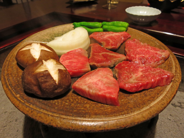飛騨牛陶板焼き