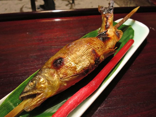 鮎の塩焼き