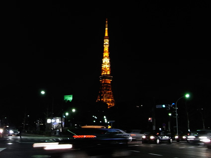 2009年3月24日の東京タワー