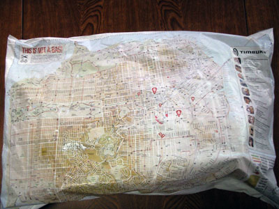 timbuk2:02裏にはサンフランシスコの地図