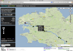 Le Tour De France 2008 Live Tracker