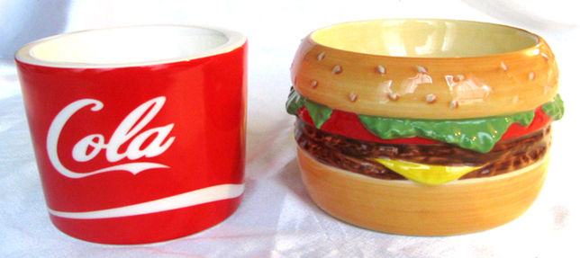 コーラとハンバーガー
