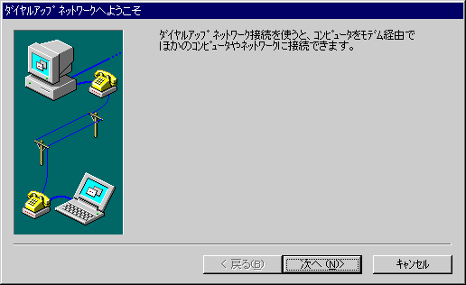 ダイヤルアップ