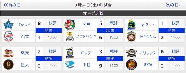 オープン戦