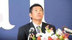 石井琢朗引退会見