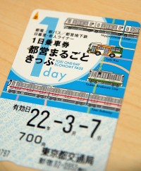 都営交通一日券