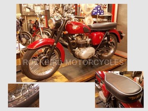 夏限定 BSA C15 シート 1967年 値下げ交渉可 夏限定 BSA C15 シート 1967