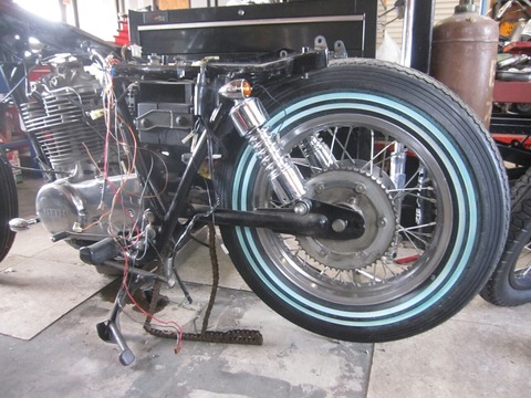 DID リム 16インチ sr400 チョッパー 絞り出せ