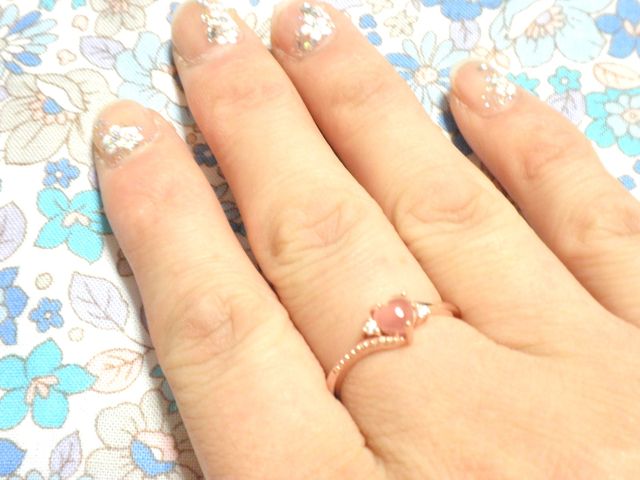 かわいい指輪に出会ってしまったので、お買い上げ☆インカローズのヒーリング効果に期待!! 私の好きなもの