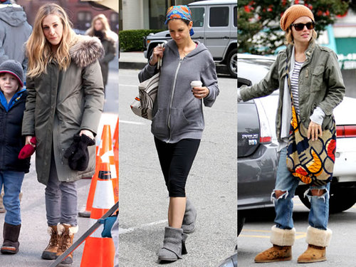 UGG、セレブコーディネート