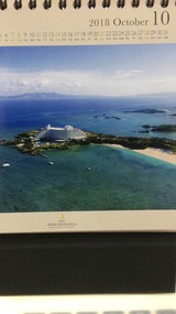 2018年 10月のカレンダーです