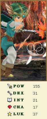 捨て子ルシ男のステータス2011一発目