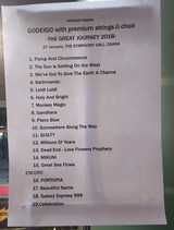 set list