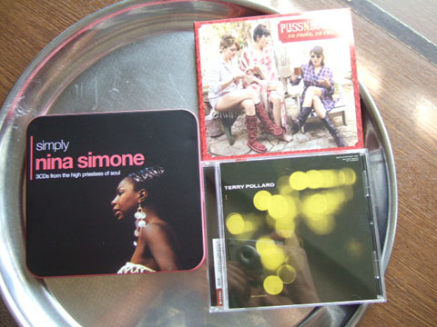 お盆にCD
