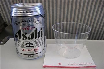 広州往きJALスーパードライ