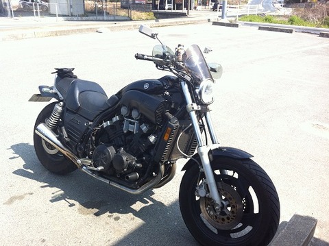 V-MAX フロントフォーク・ブレーキ移植① : V-MAX 父ちゃんの妄想と