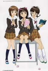 左から雪歩、春香、律子