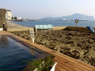 砂むし温泉と露天風呂