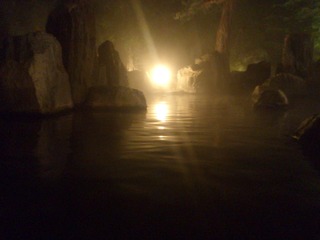 庭園露天風呂鹿泉の湯1
