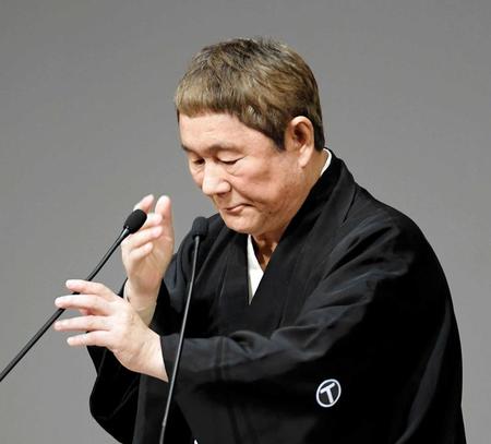 悲報 ビートたけし 祝辞でボケ連発 自身の映画 アウトレイジ から不届き者2名 トレンド ニュース速砲 トレンド ニュース速砲