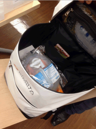 防災リュック中味