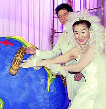 谷亮子谷佳知結婚式