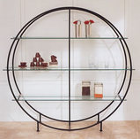 ASPLUND「RIDO」10万 ラウンドシェルフS ガラスシェルフ アスプルンド リド アイアン モダン_コンランショップ