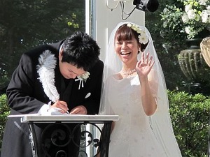元スタッフの結婚式2