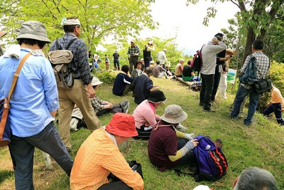 遠野町、滝富士登山6