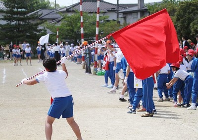 いわき市の小学校の運動会2