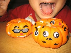 ハロウィンのカボチャ
