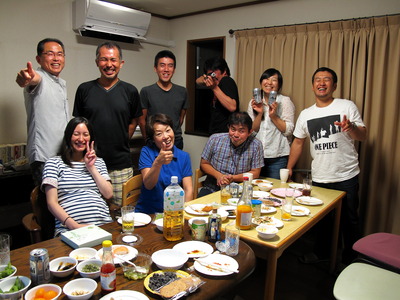 自転車仲間の飲み会