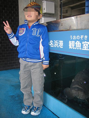 小名浜の漁港には1