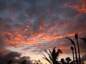 燃える空