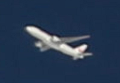 点に見えるような飛行機が・・・2
