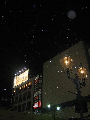 3月下旬の仙台の夜