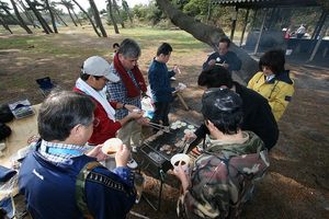 サークルの芋煮会1