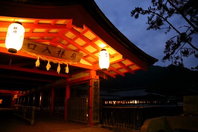 早朝の厳島神社１