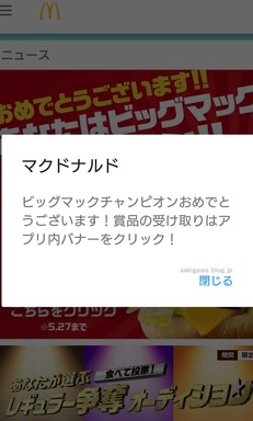 ビッグマック チャンピオン