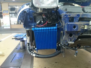 FD3SにLEGオイルクーラーKIT取り付け : Super Autobacs sunshine KOBE 