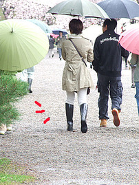 まさしく長靴(笑)