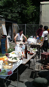 平日なのに素麺大会