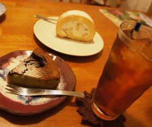 カフェひぐらしケーキ