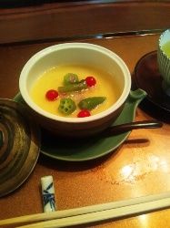 萬露亭トマト茶碗蒸し1