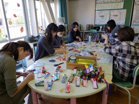 土合小20181025図書環境ボランティア1