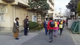 土合小20161220あいさつ運動1