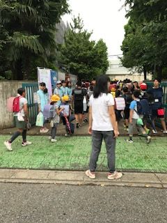 栄和小20170829あいさつ運動3