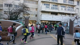 中島小20190108あいさつ運動1