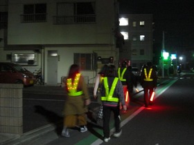 土合中20170214土合育成会夜間パトロール4